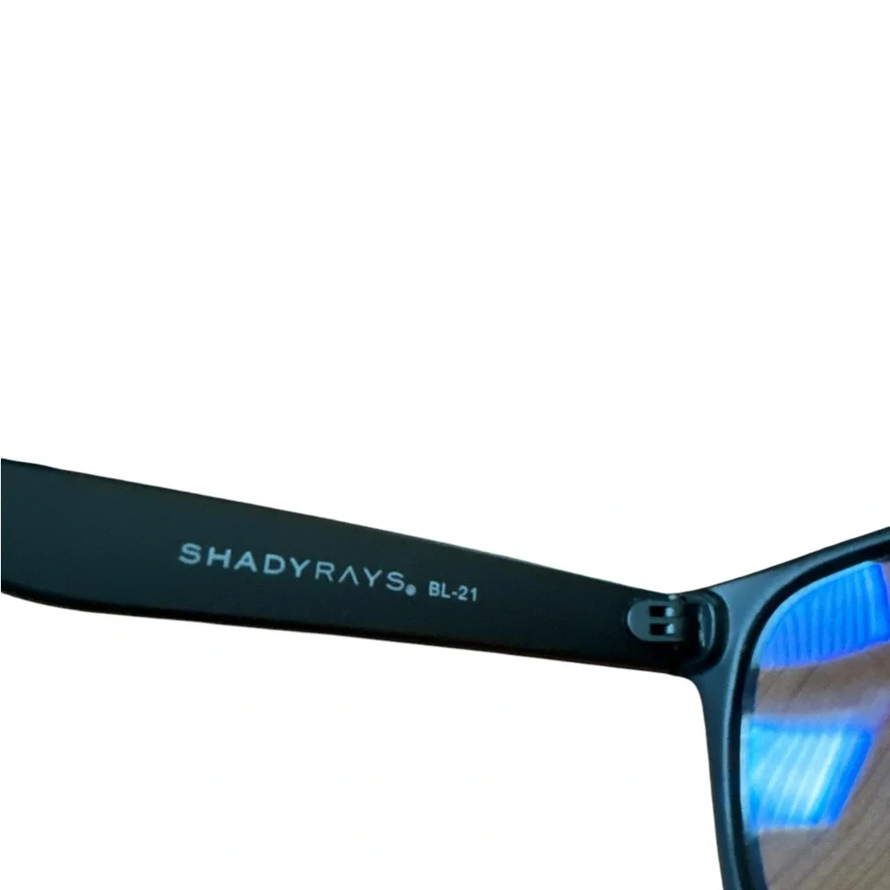 Shady Rays Blue Light Blockers Classic Black‎ Timber Glasses Men’s One Size